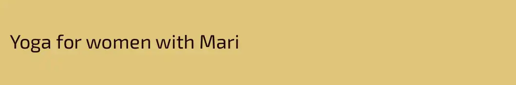 Yoga for women with Mari